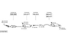 Výfukový systém BOSAL SYS07661