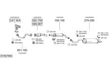 Výfukový systém BOSAL SYS07664