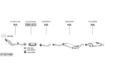 Výfukový systém BOSAL SYS07689