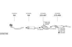 Výfukový systém BOSAL SYS07708