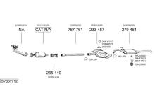 Výfukový systém BOSAL SYS07712
