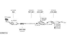 Výfukový systém BOSAL SYS07713