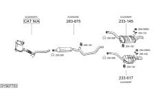 Výfukový systém BOSAL SYS07753