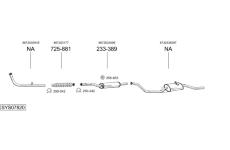 Výfukový systém BOSAL SYS07820