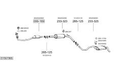 Výfukový systém BOSAL SYS07865