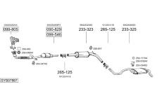 Výfukový systém BOSAL SYS07867