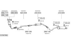 Výfukový systém BOSAL SYS07882