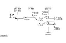 Výfukový systém BOSAL SYS07897