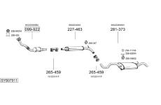 Výfukový systém BOSAL SYS07911