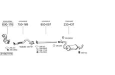 Výfukový systém BOSAL SYS07976