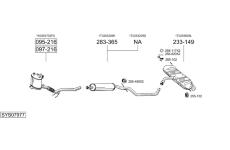 Výfukový systém BOSAL SYS07977