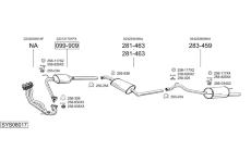 Výfukový systém BOSAL SYS08017