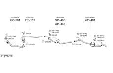 Výfukový systém BOSAL SYS08046