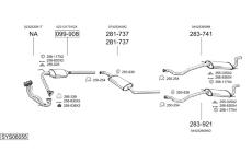 Výfukový systém BOSAL SYS08055
