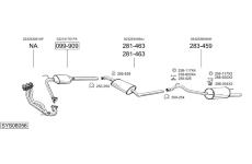 Výfukový systém BOSAL SYS08056
