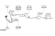 Výfukový systém BOSAL SYS08057