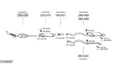 Výfukový systém BOSAL SYS08087