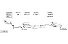 Výfukový systém BOSAL SYS08093