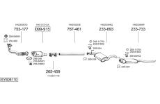 Výfukový systém BOSAL SYS08110