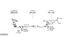 Výfukový systém BOSAL SYS08134