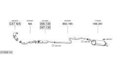 Výfukový systém BOSAL SYS08142