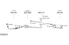 Výfukový systém BOSAL SYS08143