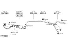 Výfukový systém BOSAL SYS08208