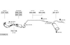 Výfukový systém BOSAL SYS08216