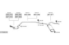 Výfukový systém BOSAL SYS08229