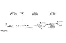 Výfukový systém BOSAL SYS08266