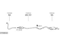 Výfukový systém BOSAL SYS08332