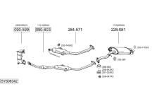 Výfukový systém BOSAL SYS08342