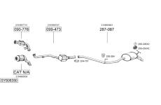Výfukový systém BOSAL SYS08350