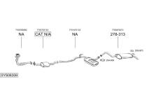 Výfukový systém BOSAL SYS08359