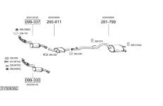 Výfukový systém BOSAL SYS08382