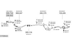Výfukový systém BOSAL SYS08420
