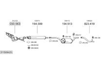 Výfukový systém BOSAL SYS08425