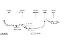 Výfukový systém BOSAL SYS08530