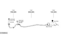 Výfukový systém BOSAL SYS08543