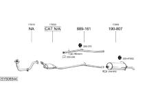 Výfukový systém BOSAL SYS08544