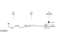 Výfukový systém BOSAL SYS08554