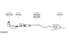 Výfukový systém BOSAL SYS08570