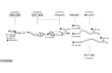 Výfukový systém BOSAL SYS08589