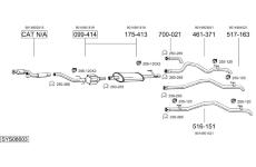 Výfukový systém BOSAL SYS08603