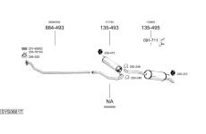 Výfukový systém BOSAL SYS08617