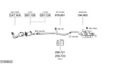 Výfukový systém BOSAL SYS08632