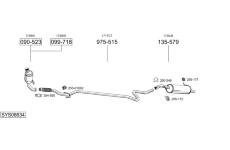 Výfukový systém BOSAL SYS08634