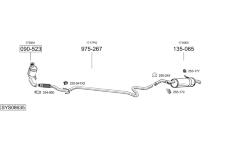 Výfukový systém BOSAL SYS08635