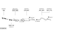 Výfukový systém BOSAL SYS08704