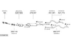 Výfukový systém BOSAL SYS08739
